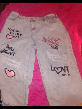 SHEIN Y2K Jeans Size 3XL